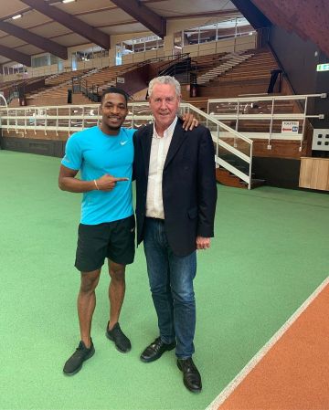 Nike Air Zoom Pegasus 36 of Wilhem Belocian on the account Instagram of @wilhembelocian