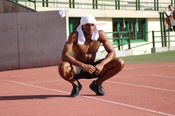 Nike Air Zoom Pegasus 36 of Wilhem Belocian on the account Instagram of @wilhembelocian