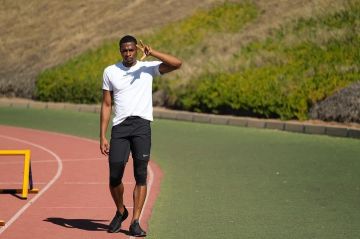 Nike Air Zoom Pegasus 36 of Wilhem Belocian on the account Instagram of @wilhembelocian