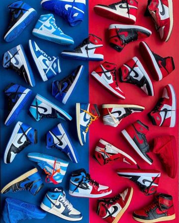 Jordan 1 sur le compte Instagram de @gentlemengrid