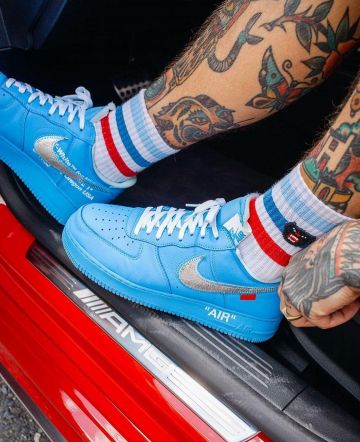 Nike off white blue de sur le compte Instagram de @gentlemengrid