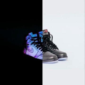 Jordan 1 high zoom intrépido en la cuenta de Instagram de @lesitedelasneaker
