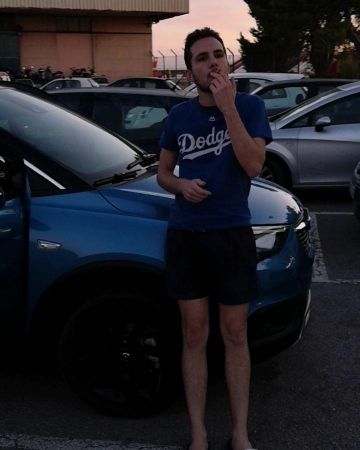 T-Shirt Los Angeles Dodgers sur le compte Instagram de @lascoltf