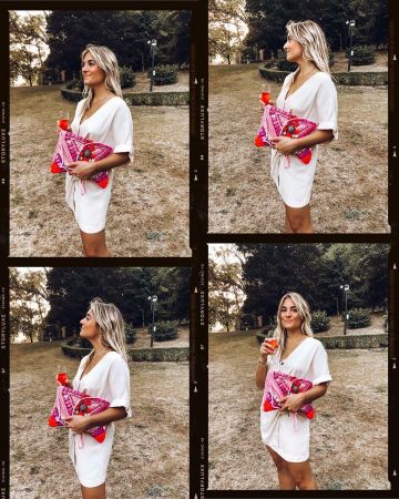 El colorido bolso de Pauline en la cuenta de Instagram de @blondiiebaby