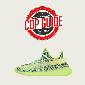 Yeezy 350 yeezrel en la cuenta de Instagram de @lesitedelasneaker
