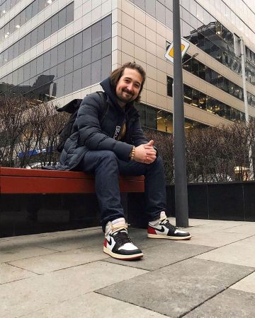 Jordan Union en la cuenta de Instagram de @aj1squad