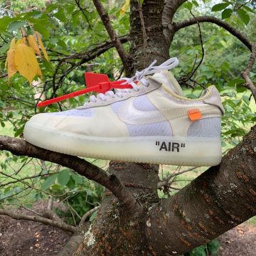 Air Force 1 Low Off-White en la cuenta de Instagram de @shoegod12