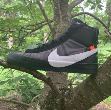Nike Blazer Mid Off-White Grim Reaper sur le compte Instagram de @shoegod12