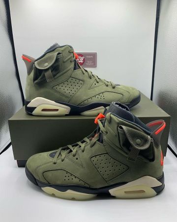 Jordan 6 Retro Travis Scott sur le compte Instagram de @grailsatl