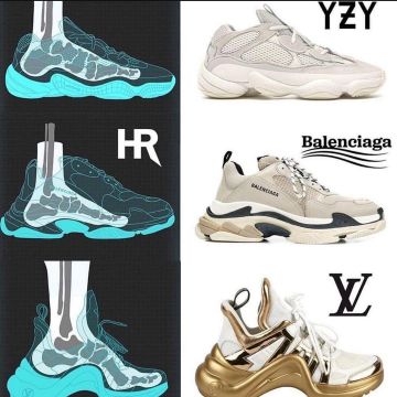Yeezy 500 sur le compte Instagram de @nikexairmax