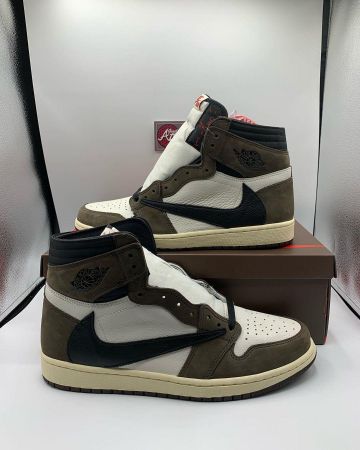Jordan 1 Retro High Travis Scott sur le compte Instagram de @grailsatl