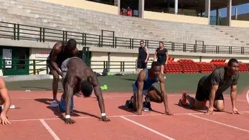 Nike Zoom Superfly Elite Mouhamadou Fall on the account Instagram of @mouhamadou_fall_ndao