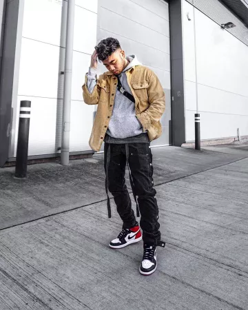 El Jordan 1 Retro High Satin Black Toe en la cuenta de Instagram de @carlkho_