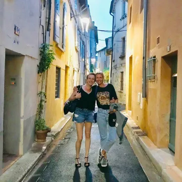 Jean coupe droite de Alexandra Lamy sur le compte Instagram de @alexandralamyofficiel