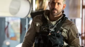 Belstaff Sand Whitstone Parka worn by One (Ryan Reynolds) in 6 Underground