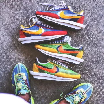 Nike cardigan green on the account Instagram of @yokickz