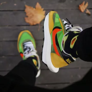 Nike cardigan ld waffle green multi on the account Instagram of @yokickz