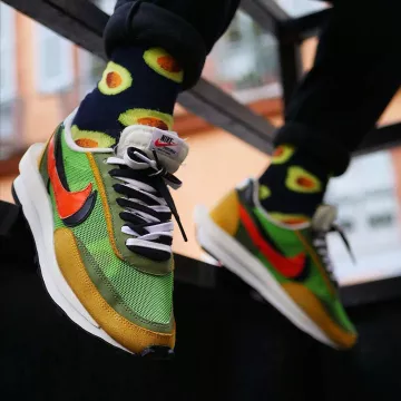 Nike cardigan ld waffle green multi on the account Instagram of @yokickz