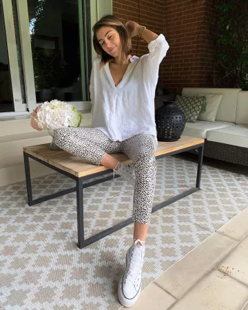 Animal léopard Print Leggings de Anna Ferrer Padilla sur l'Instagram account @annafpadilla
