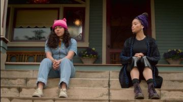 Topshop Short Sleeve Denim Jumpsuit worn by Molly Hernandez (Allegra Acosta) in Marvel's Runaways Season 3 Episode 1