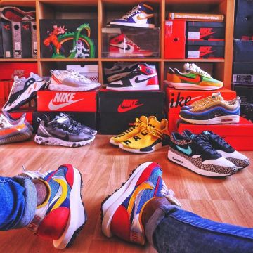 Nike react 87 sail light bone on the account Instagram of @yokickz