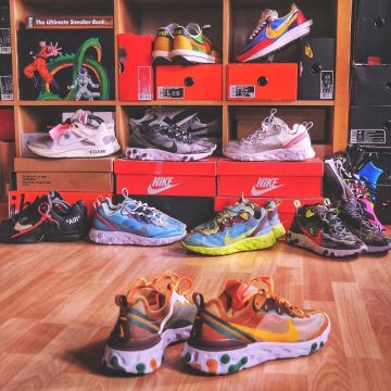 Nike react 87 sail light bone on the account Instagram of @yokickz