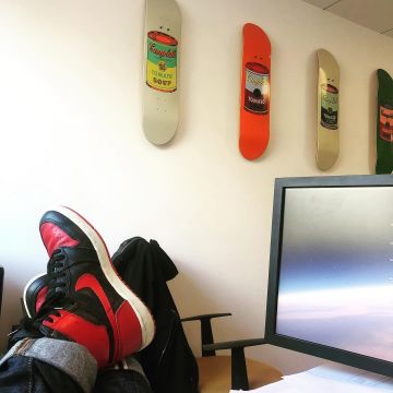 Jordan 1 Retro Bred "Banned" (2016) en la cuenta de Instagram de @size7us