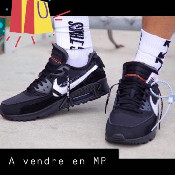 The Air Max 90 OFF WHITE Black on the account Instagram of @sneakersavenue94