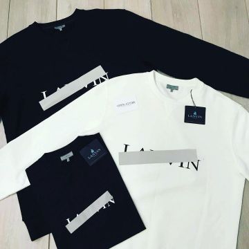 Lanvin Reflective Sweatshirt sur le compte Instagram de @open_attireuk