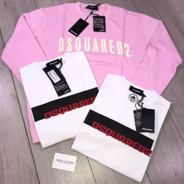 DSQUARED2 White T-Shirt sur le compte Instagram de @open_attireuk