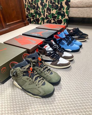 Nike jordan 6 ts account on the Instagram of @sante