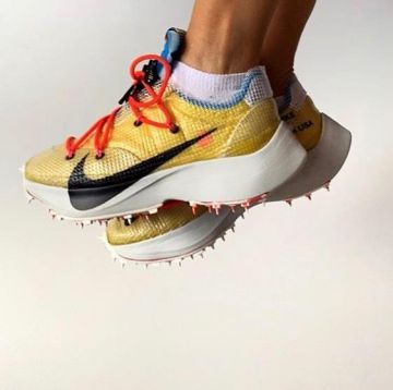 Nike Vapor Street Off-White Tour Yellow (W) on the account Instagram of @stadiumwomen