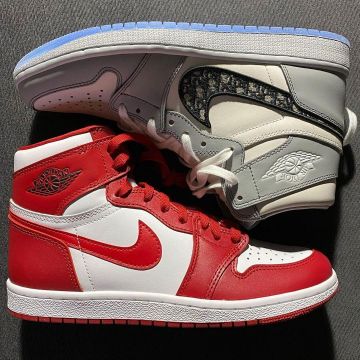 Jordan 1 Retro High Dior on the account Instagram of @highsnobietysneakers