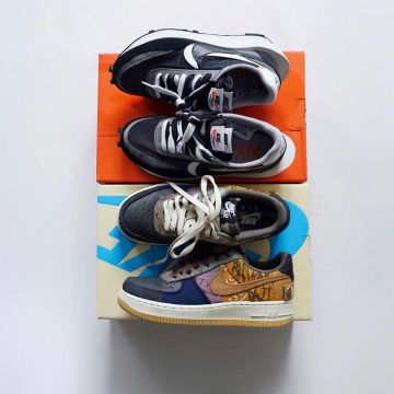 Nike LD Waffle sacai Black en la cuenta de Instagram de @stadiumwomen