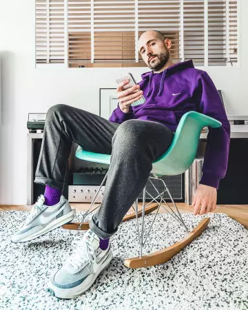 Nike Waffle Sacai sur le compte Instagram de @byjifi