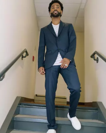 Vans Classique slip on (blanc) de Big Sean sur le compte Instagram de @bigsean