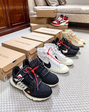 Nike presto ow on the account Instagram of @sante