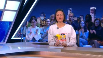 The sweatshirt The Mifa of Alessandra Sublet's in It is Canteloup