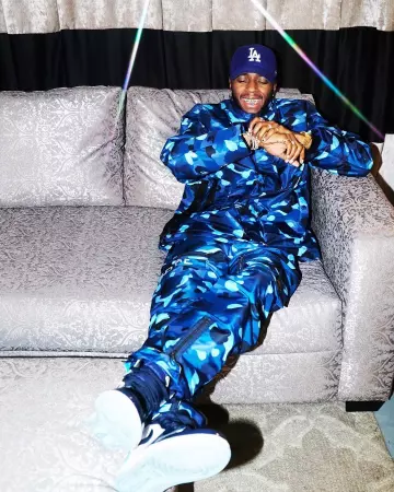 Air Jordan 1 Retro High UNC Patent of 6lack on the account Instagram of @6lack