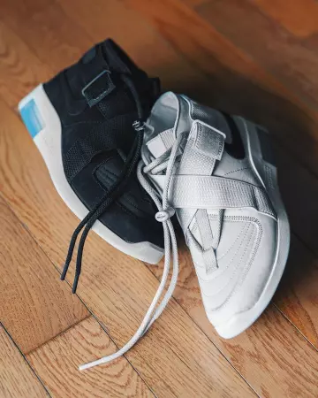 Fear of god cheap raid on feet