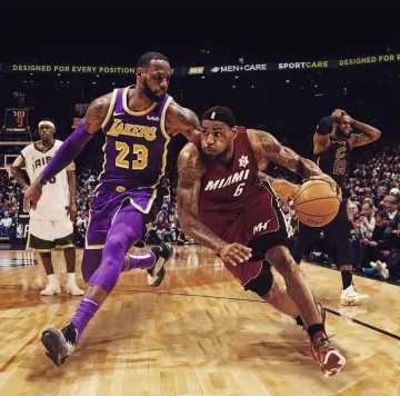 Jersey of LeBron James on the account Instagram of @lebron