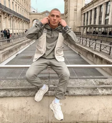 Gillet usado por brandonpmyers en la cuenta de Instagram de @asos