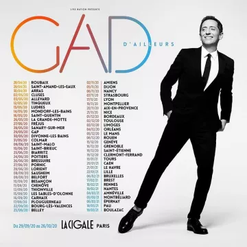 Shoes black leather Gad Elmaleh on the account Instagram of @gadelmaleh