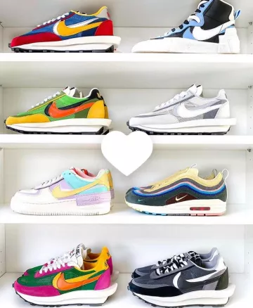 Nike LD Waffle Sacai Green Multi sur le compte Instagram de @hypefamz