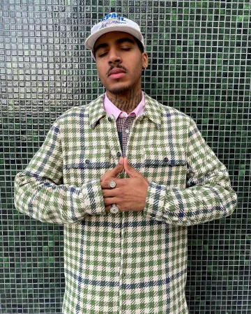 Chaqueta Topman usada por ruddy tropbrillant en la cuenta de Instagram de @asos_ruddy