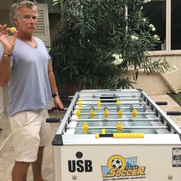 Bermuda por Franck Dubosc en la cuenta de Instagram de @fdubosc_officiel