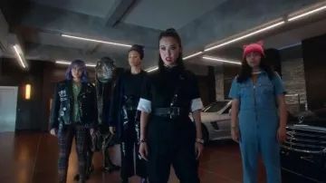 Topshop Denim Short Sleeve Jumpsuits worn by Molly Hernandez (Allegra Acosta) in Marvel's Runaways Season 3 Episode 2