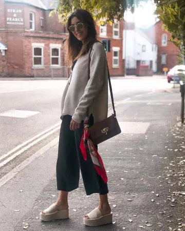 Topshop 90's Cupro Jumpsuit de Anna Ferrer Padilla en la cuenta de Instagram @annafpadilla
