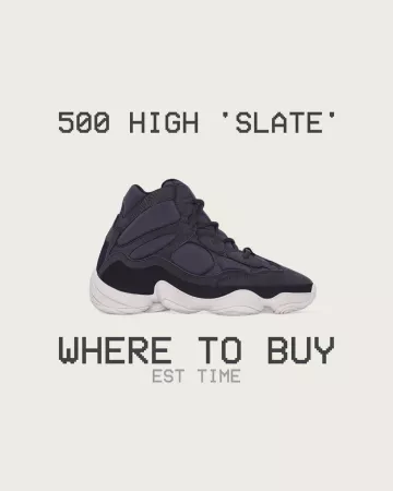 500 slate on the account Instagram of @yeezysleaks