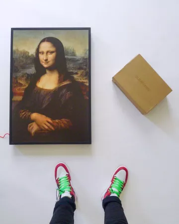 Jordan 1 Retro High Off-White Chicago on the account Instagram of @will.i.ian
